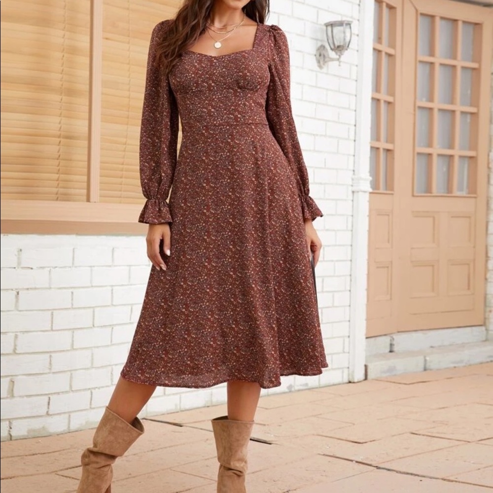 Shein Boho Floral dress size Large